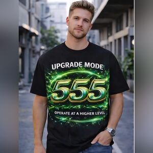NWOT Change Is Here 555 Graphic Tee | Go With It | Green Gold Burst UNISEX!